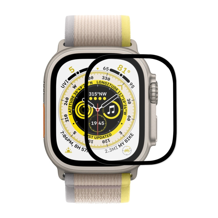For Apple Watch Ultra 1 / 2 / 3 49mm ENKAY 9H Full Cover Tempered Glass Watch Film - Screen Protector by ENKAY | Online Shopping UK | buy2fix