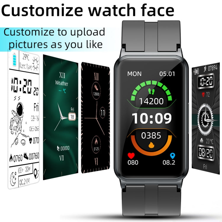 EP01 1.47 inch Color Screen Smart Watch,Support Heart Rate Monitoring/Blood Pressure Monitoring(Black) - Smart Wristbands by buy2fix | Online Shopping UK | buy2fix