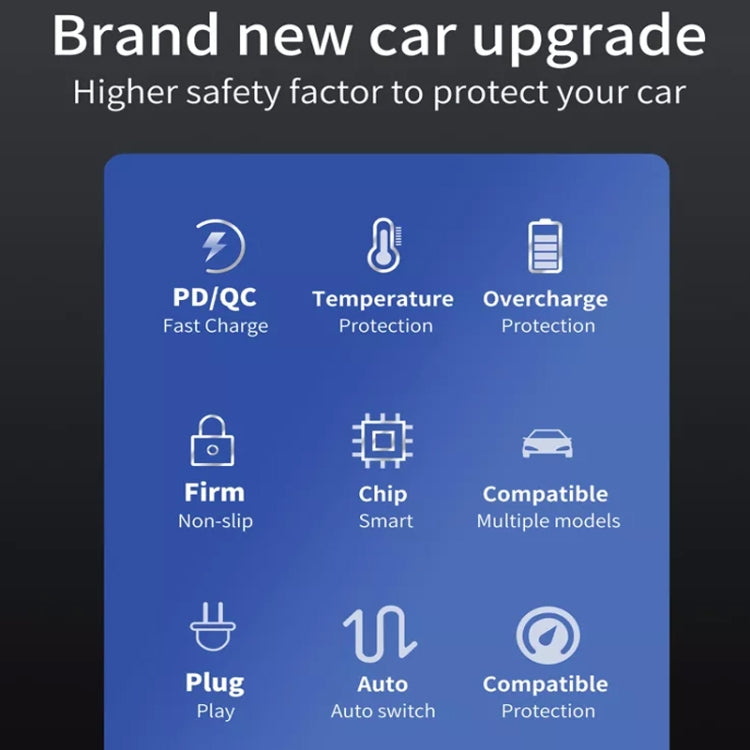 38W PD20W + QC3.0 USB Car Charger with Type-C to Type-C Data Cable, Length: 1m(Black) - Car Charger by buy2fix | Online Shopping UK | buy2fix