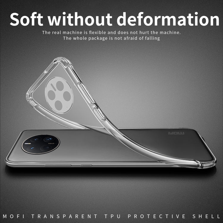 For Huawei Mate 50 Pro MOFI Ming Series Ultra-thin TPU Phone Case(Transparent) - Huawei Cases by MOFI | Online Shopping UK | buy2fix