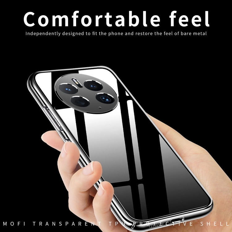 For Huawei Mate 50 Pro MOFI Ming Series Ultra-thin TPU Phone Case(Transparent) - Huawei Cases by MOFI | Online Shopping UK | buy2fix