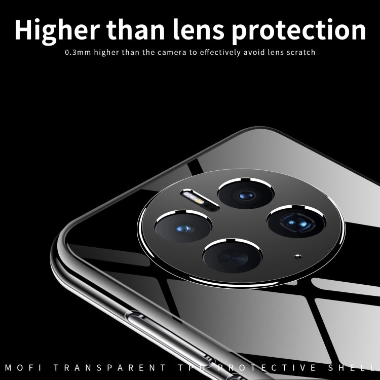For Huawei Mate 50 Pro MOFI Ming Series Ultra-thin TPU Phone Case(Transparent) - Huawei Cases by MOFI | Online Shopping UK | buy2fix