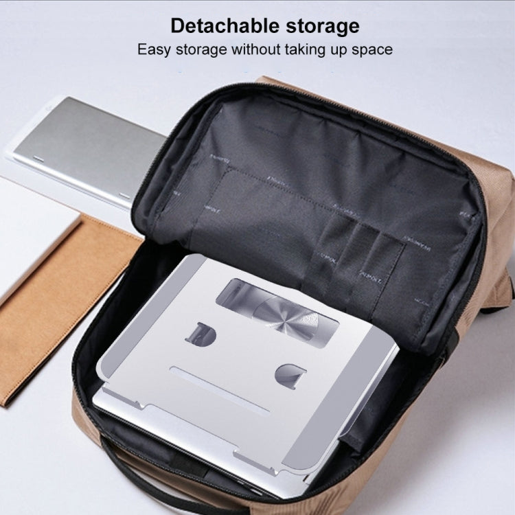 D088 Portable Aluminum 360 Degree Rotating Height Flexible Adjustable Notebook Laptop Stand - Laptop Stand by buy2fix | Online Shopping UK | buy2fix