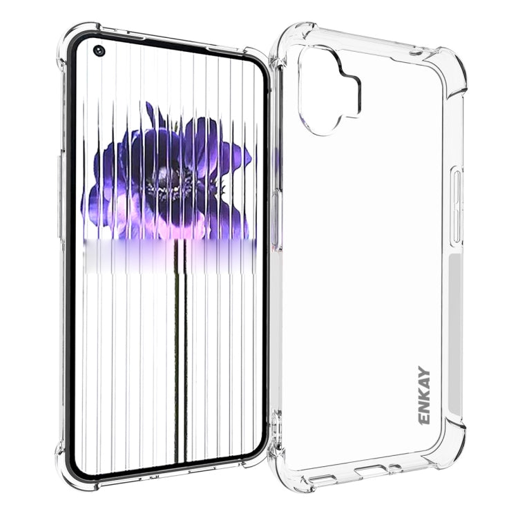 For Nothing Phone 1 ENKAY Clear TPU Shockproof Phone Case - More Brand by ENKAY | Online Shopping UK | buy2fix