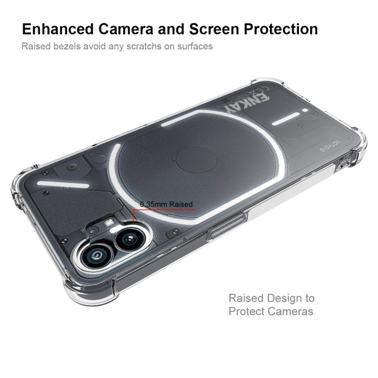 For Nothing Phone 1 ENKAY Clear TPU Shockproof Phone Case - More Brand by ENKAY | Online Shopping UK | buy2fix