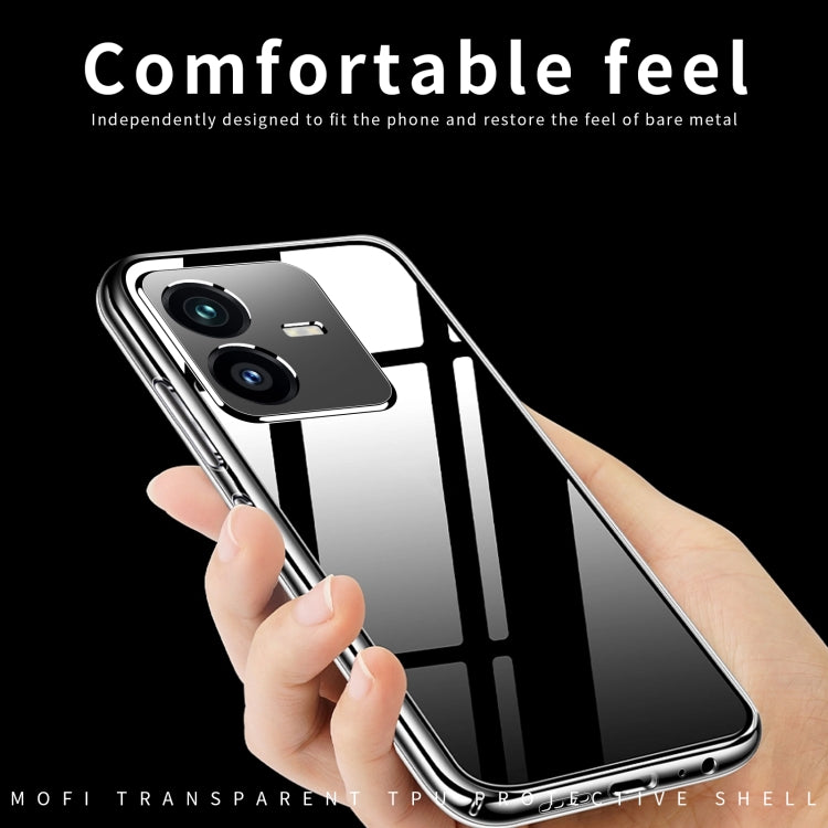 For vivo Y22 / Y22s MOFI Ming Series Ultra-thin TPU Phone Case(Transparent) - vivo Cases by MOFI | Online Shopping UK | buy2fix