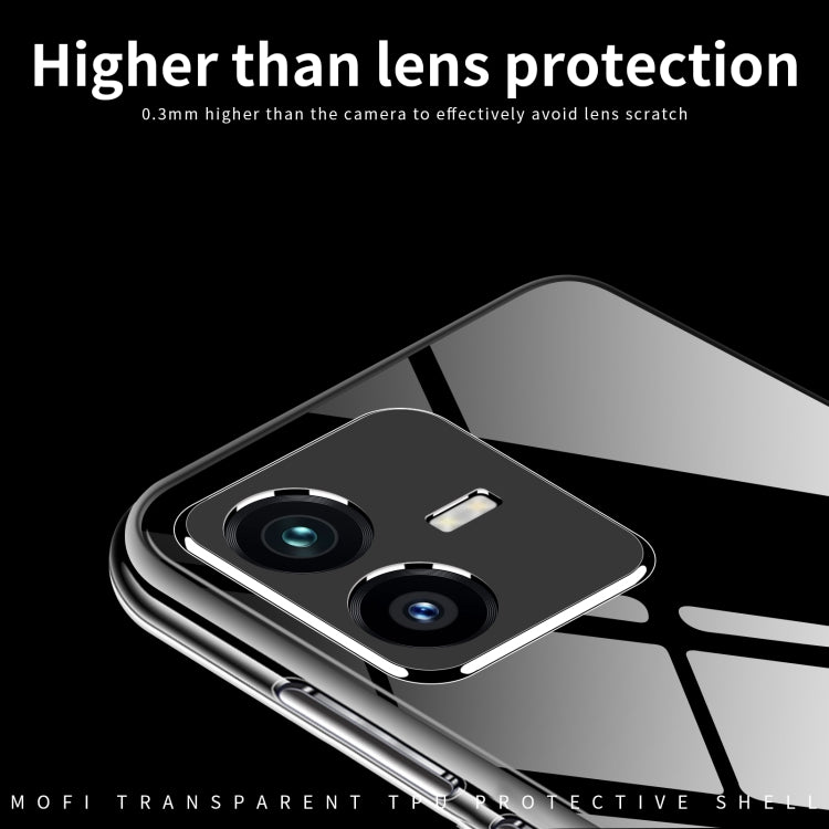 For vivo Y22 / Y22s MOFI Ming Series Ultra-thin TPU Phone Case(Transparent) - vivo Cases by MOFI | Online Shopping UK | buy2fix