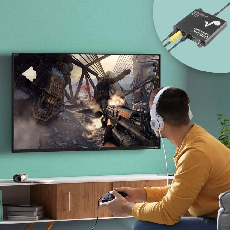 AY107 Digital to Analog Converter Optical Fiber Analog Audio Decoder USB Sound Card Digital Audio Converter by buy2fix