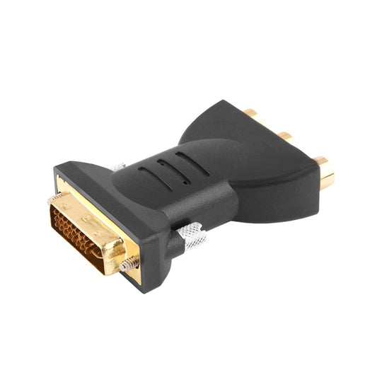 Gold Plated DVI-I 24+5 Male to 3 RCA Gold-plated Video Audio AV Component Converter by buy2fix