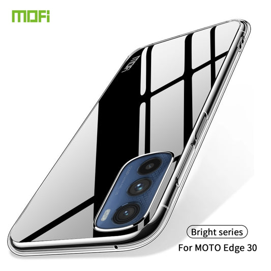 For Motorola Moto Edge 30 MOFI Ming Series Ultra-thin TPU Phone Case(Transparent) by MOFI