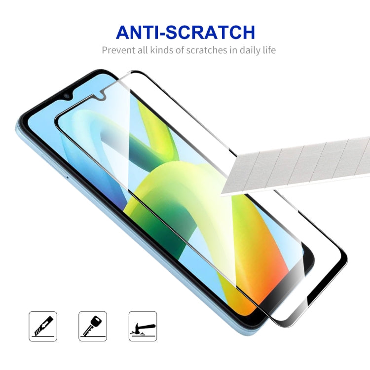 For Xiaomi Redmi A1 / A1+ / A2 / A2+ 2pcs ENKAY Full Glue 0.26mm 9H 2.5D Tempered Glass Full Film - by ENKAY | Online Shopping UK | buy2fix