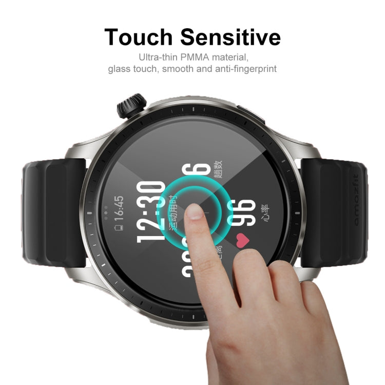 1pcs For Amazfit GTR 4 ENKAY 3D Full Coverage Soft PC Edge + PMMA HD Screen Protector Film - Screen Protector by ENKAY | Online Shopping UK | buy2fix