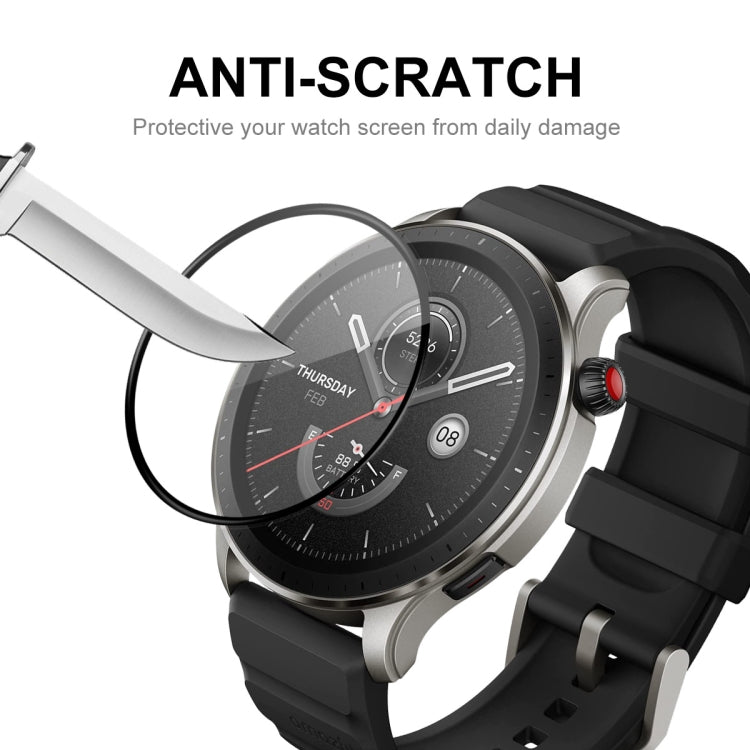 1pcs For Amazfit GTR 4 ENKAY 3D Full Coverage Soft PC Edge + PMMA HD Screen Protector Film - Screen Protector by ENKAY | Online Shopping UK | buy2fix