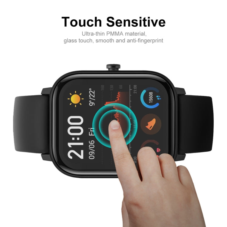 10pcs For Amazfit GTS 4 ENKAY 3D Full Coverage Soft PC Edge + PMMA HD Screen Protector Film - Screen Protector by ENKAY | Online Shopping UK | buy2fix