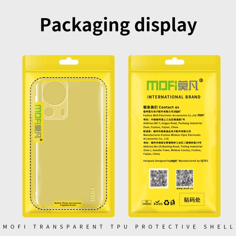 For Xiaomi Civi 2 MOFI Ming Series Ultra-thin TPU Phone Case(Transparent) - Xiaomi Cases by MOFI | Online Shopping UK | buy2fix