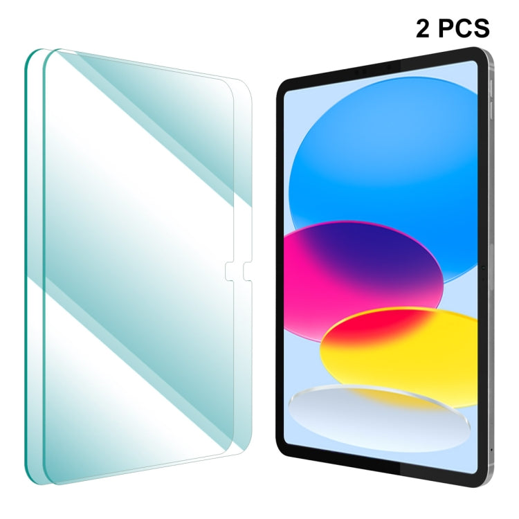 For iPad 2025 / 2022 2pcs ENKAY 0.33mm Explosion-proof Anti-Scratch Tempered Glass Film - iPad 2025 / 2022 Tempered Glass by ENKAY | Online Shopping UK | buy2fix