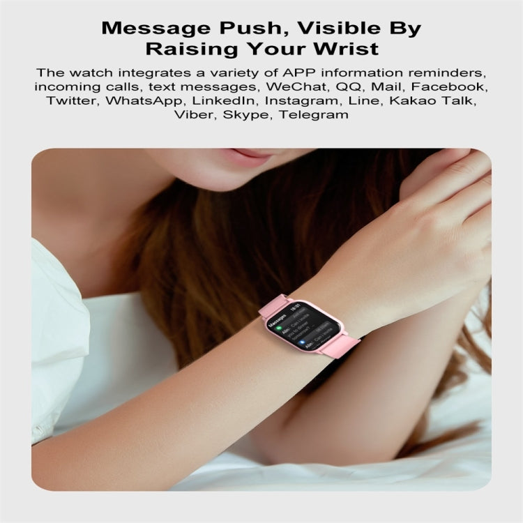 ZW32 1.85 inch Color Screen Smart Watch,Support Heart Rate Monitoring/Blood Pressure Monitoring(Gold) by buy2fix