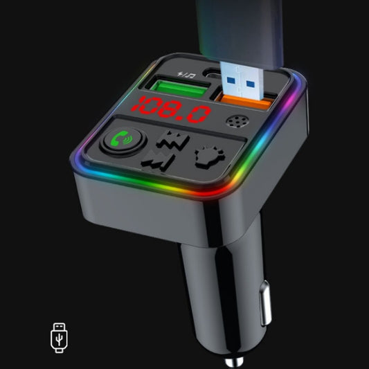 PDF18 Mobile Phone Charger Adapter USB+Type-C PD25W QC3.0 Car Phone Adapter Cigarette Lighter - Bluetooth Car Kits by buy2fix | Online Shopping UK | buy2fix