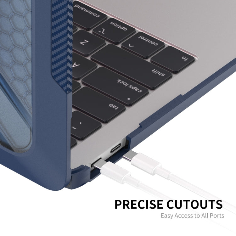 For MacBook Air 13.3 2020 A2179/A2337 ENKAY Hat-Prince 3 in 1 Protective Bracket Case Cover Hard Shell with TPU Keyboard Film / Anti-dust Plugs, Version:EU(Khaki) - MacBook Air Cases by ENKAY | Online Shopping UK | buy2fix