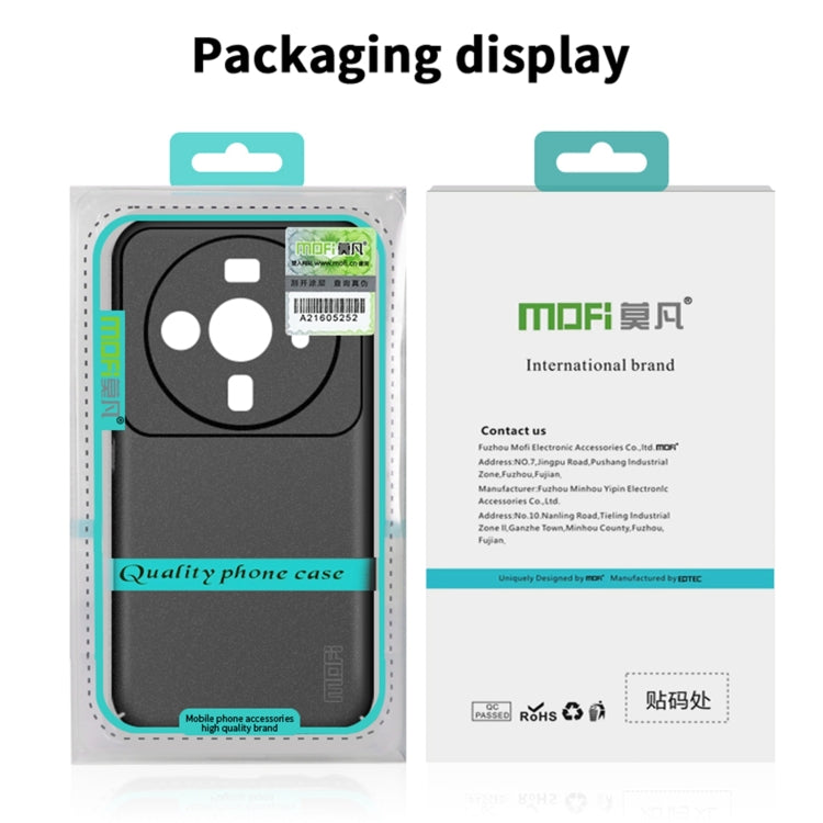 For Huawei Nova 10 Pro MOFI Fandun Series Frosted PC Ultra-thin Phone Case(Gray) by MOFI