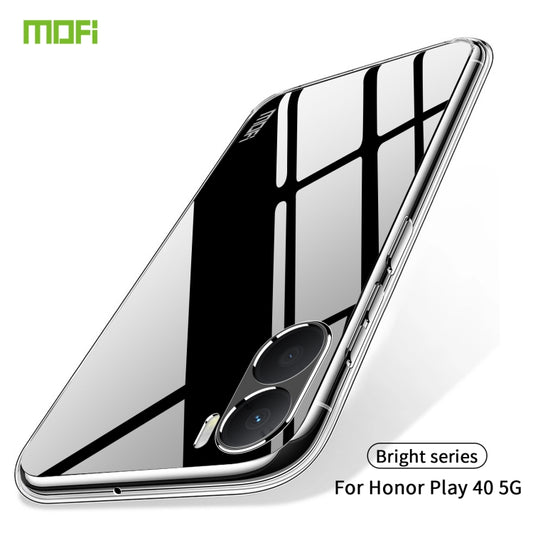 For Honor Play 40 Plus 5G MOFI Ming Series Ultra-thin TPU Phone Case(Transparent) by MOFI