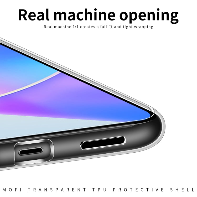 For Honor Play 40 Plus 5G MOFI Ming Series Ultra-thin TPU Phone Case(Transparent) - Honor Cases by MOFI | Online Shopping UK | buy2fix