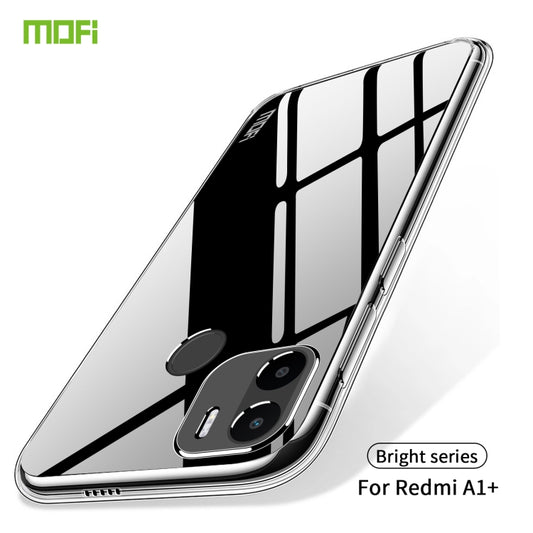 For Xiaomi Redmi A1+ MOFI Ming Series Ultra-thin TPU Phone Case(Transparent) by MOFI
