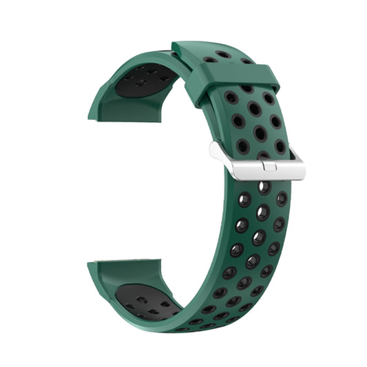 For Huawei Watch GT Cyber Two-Color Breathable Watch Band(Green+Black) by buy2fix