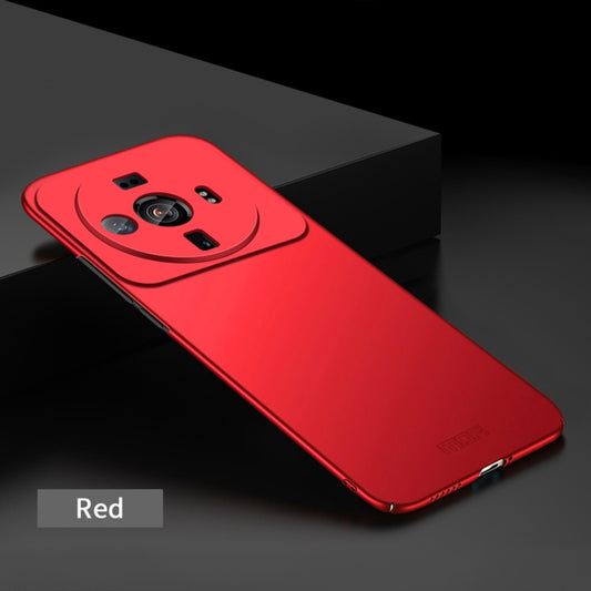For Xiaomi 12s Ultra MOFI Micro Frosted PC Ultra-thin Hard Case(Red) by MOFI