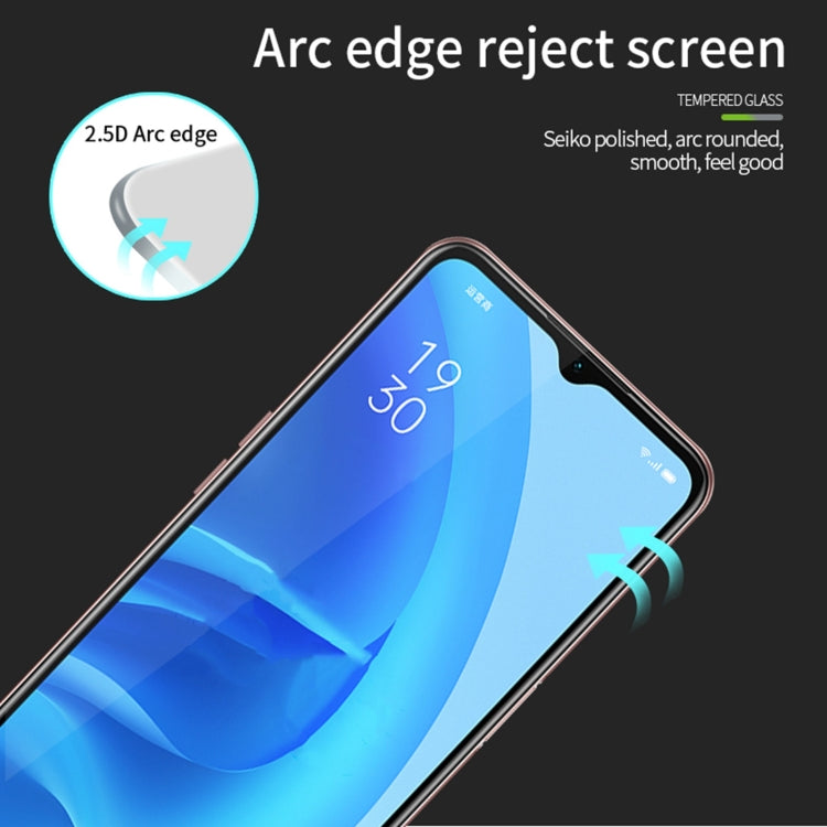 For Realme 10 4G PINWUYO 9H 2.5D Full Screen Tempered Glass Film(Black) - Realme Tempered Glass by PINWUYO | Online Shopping UK | buy2fix