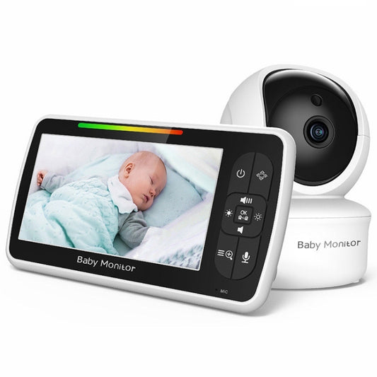 SM650 Wireless Video Baby Camera Intercom Night Vision Temperature Monitoring Cam(UK Plug) by buy2fix