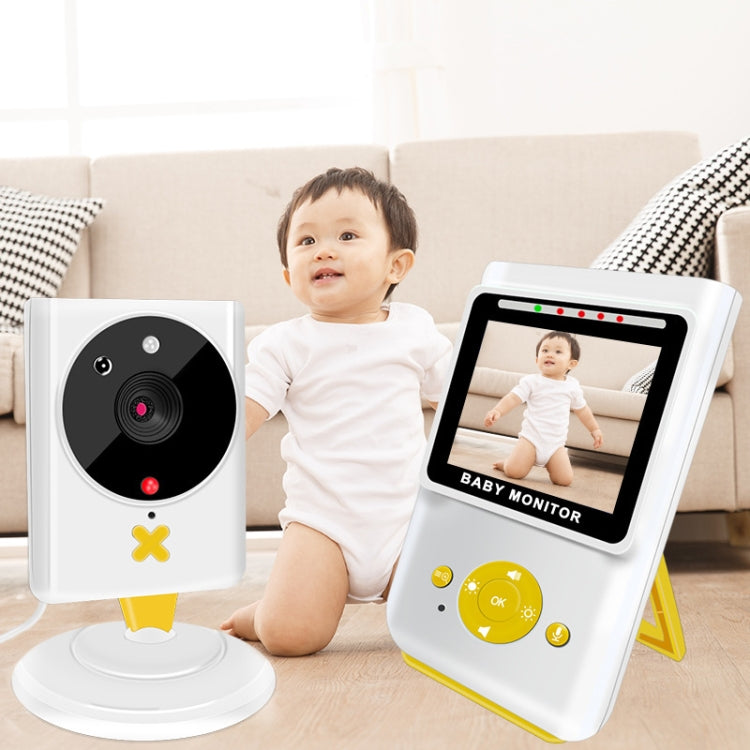 855P 2.4 inch Home Wireless Yellow Baby Monitor with Baby Surveillance Camera(AU Plug) - Baby Monitor by buy2fix | Online Shopping UK | buy2fix