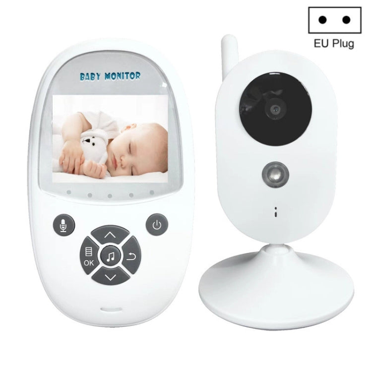 ZR302 2.4GHz Digital Video Smart Baby Monitor Night Vision Camera, Music Player, Two Way Intercom Function(EU Plug) - Baby Monitor by buy2fix | Online Shopping UK | buy2fix
