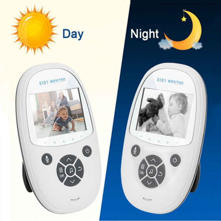 ZR302 2.4GHz Digital Video Smart Baby Monitor Night Vision Camera, Music Player, Two Way Intercom Function(EU Plug) - Baby Monitor by buy2fix | Online Shopping UK | buy2fix
