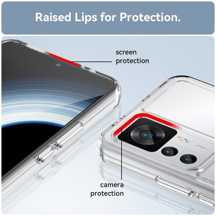 For Xiaomi 12T Pro Candy Series TPU Phone Case(Transparent) - Xiaomi Cases by buy2fix | Online Shopping UK | buy2fix