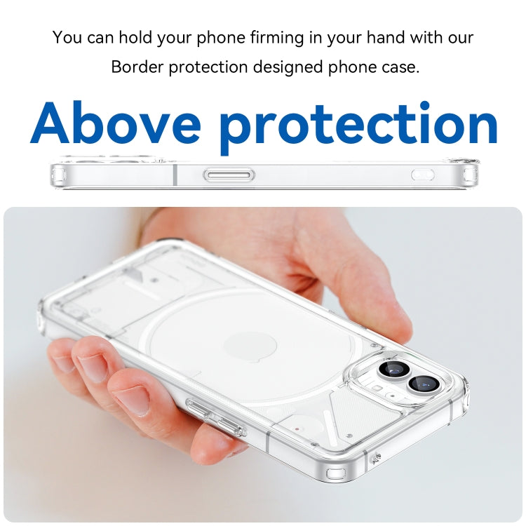For Nothing Phone 1 Candy Series TPU Phone Case(Transparent) - Nothing Cases by buy2fix | Online Shopping UK | buy2fix