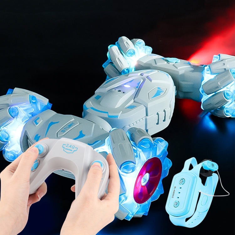 MoFun JC06 2.4G Remote Control Torsion Stunt Car, Specifications:Dual RC(Blue) - RC Cars by MoFun | Online Shopping UK | buy2fix