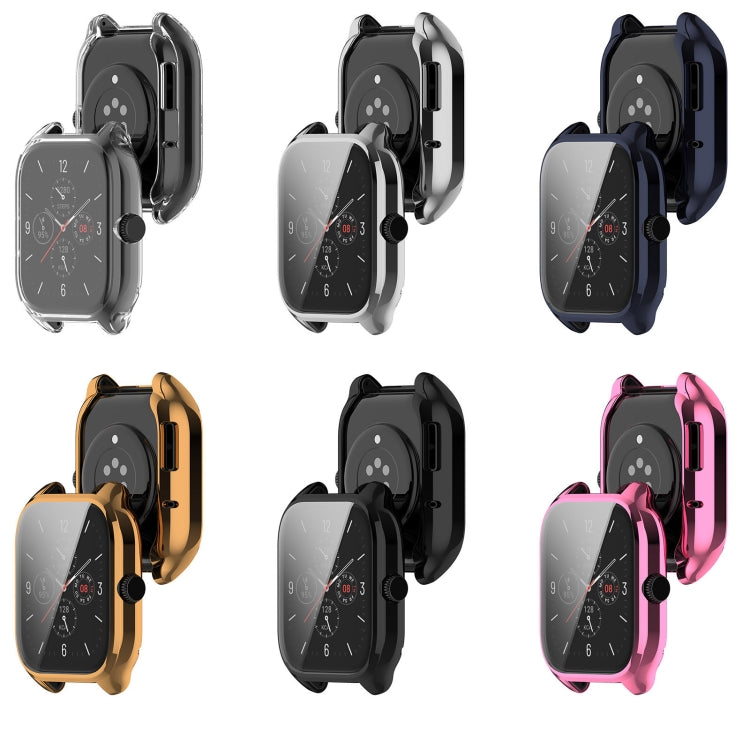For Amazfit GTS 4 TPU Full-Enclosed Watch Case(Black) - Watch Cases by buy2fix | Online Shopping UK | buy2fix