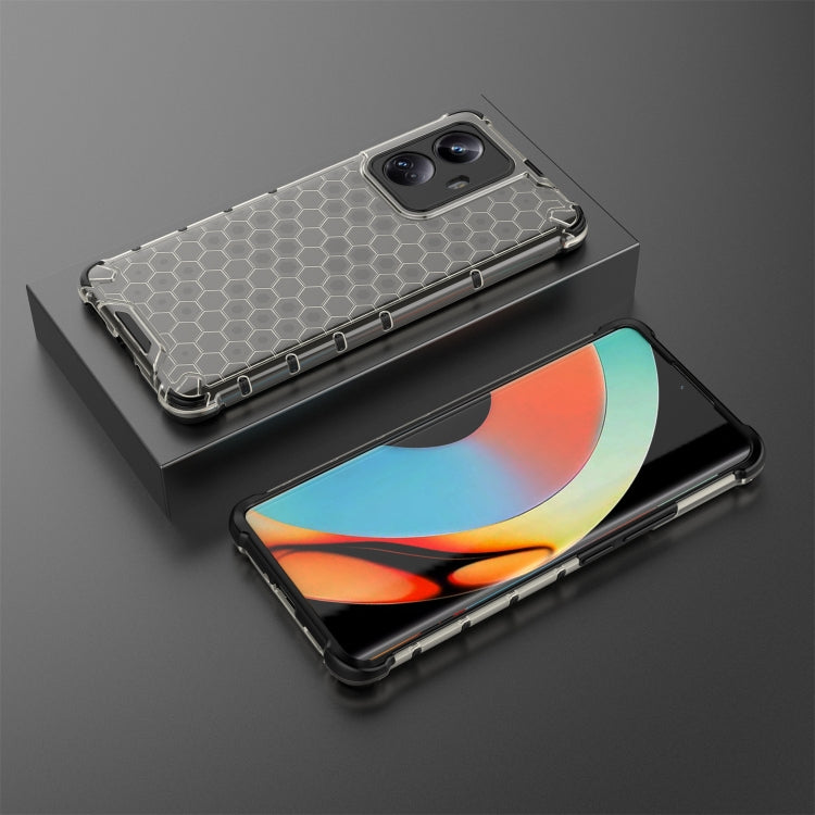 For Realme 10 Pro+ 5G Honeycomb Phone Case(Black) - Realme Cases by buy2fix | Online Shopping UK | buy2fix