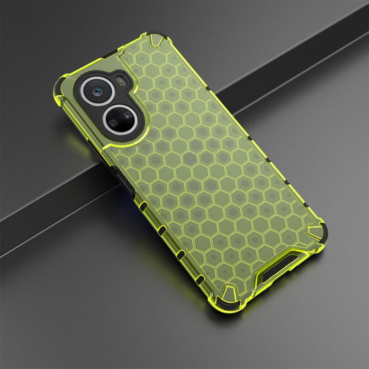 For Huawei Nova 10 SE 4G Honeycomb Phone Case(Green) by buy2fix