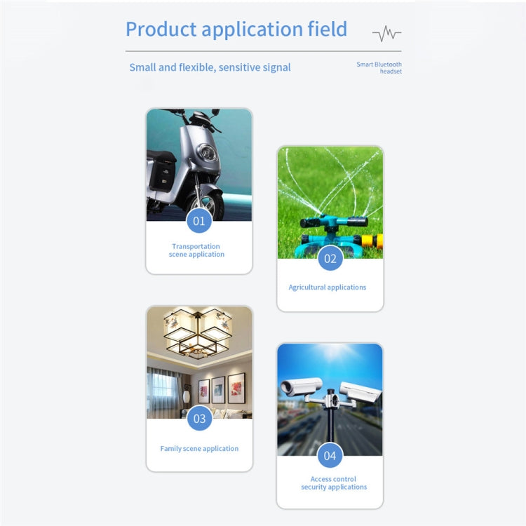 433MHZ 4 Button RF Wireless Remote Control For Light / Door / Alarm System - Others by buy2fix | Online Shopping UK | buy2fix
