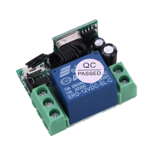 12V 10A RF Wireless Remote Control Switch 1CH Relay Receiver by buy2fix
