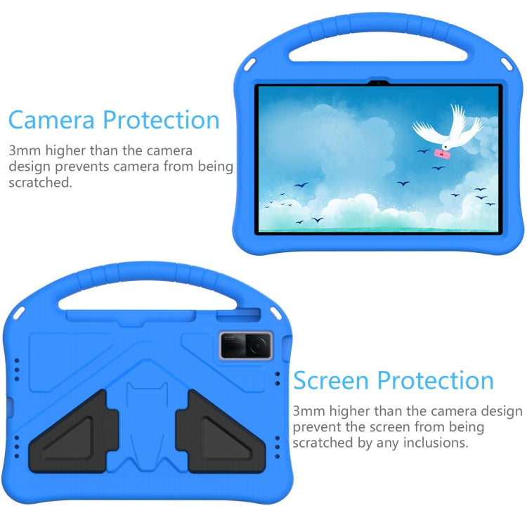 For OPPO Pad Air 10.36 2022 EVA Shockproof Tablet Case with Holder(Blue) - OPPO by buy2fix | Online Shopping UK | buy2fix