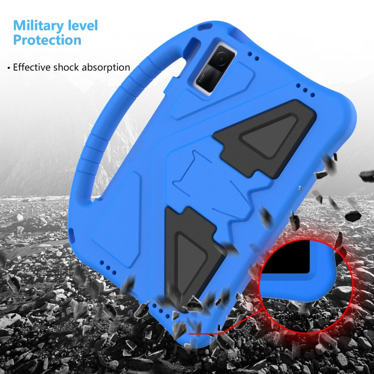 For OPPO Pad Air 10.36 2022 EVA Shockproof Tablet Case with Holder(Blue) - OPPO by buy2fix | Online Shopping UK | buy2fix