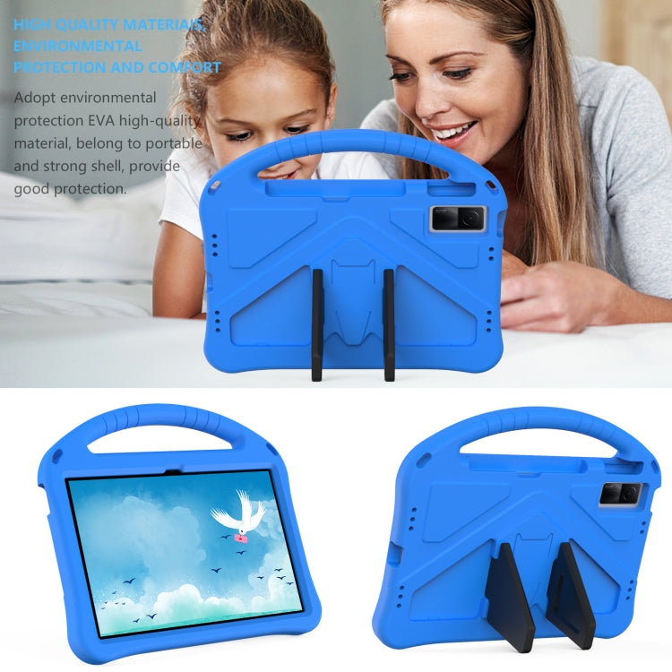For OPPO Pad Air 10.36 2022 EVA Shockproof Tablet Case with Holder(Blue) - OPPO by buy2fix | Online Shopping UK | buy2fix