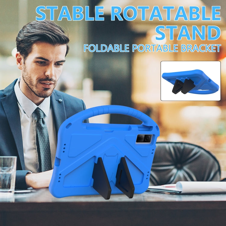 For OPPO Pad Air 10.36 2022 EVA Shockproof Tablet Case with Holder(Blue) - OPPO by buy2fix | Online Shopping UK | buy2fix