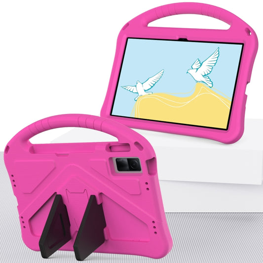 For OPPO Pad Air 10.36 2022 EVA Shockproof Tablet Case with Holder(Rose Red) by buy2fix
