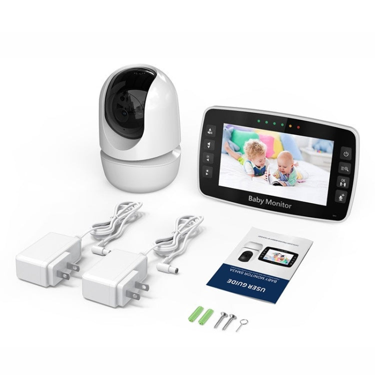 SM43A 4.3inch Color Display Night Vision Smart Zoom Baby Monitor Camera(US Plug) - Baby Monitor by buy2fix | Online Shopping UK | buy2fix