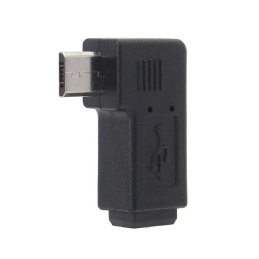 90 Degree Mini USB Female to Micro USB Male Adapter by buy2fix
