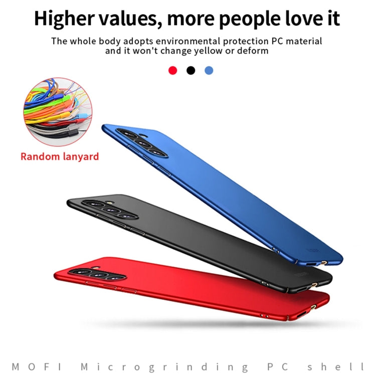 For Samsung Galaxy S23+ 5G MOFI Micro Frosted PC Ultra-thin Hard Case(Black) - Galaxy S23+ 5G Cases by MOFI | Online Shopping UK | buy2fix